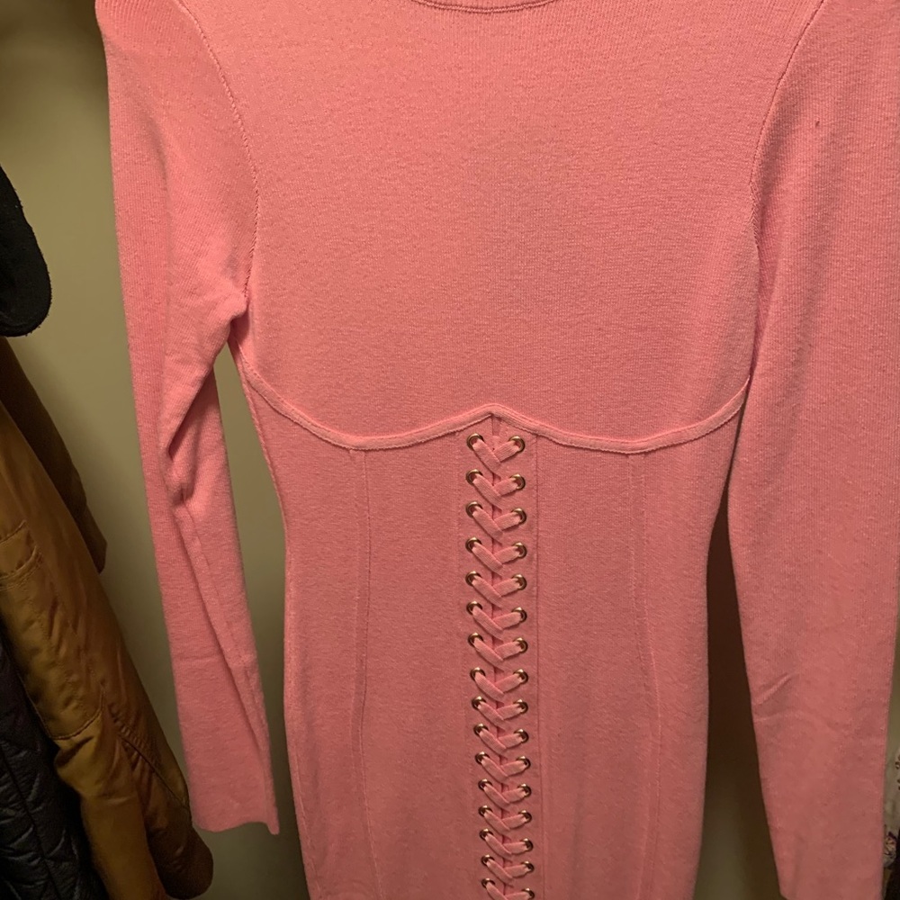 Pink Sweater Dress - Picture 4 of 5